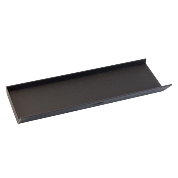 Black angled display stand for pens or cosmetics