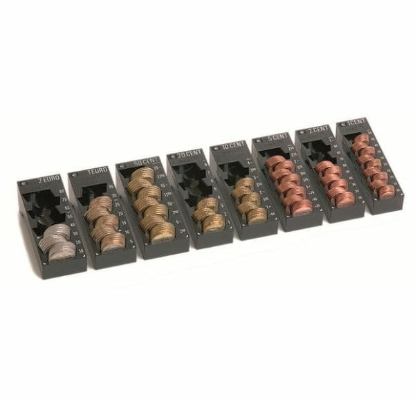 Cash drawer insert 8 pcs. of MiNiKORD single coin holders for Cash drawer AURES 3S430 from 2009