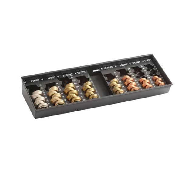 Cash drawer insert MiNiKORD 8001 RE for Cash drawer Diebold Nixdorf KA 12