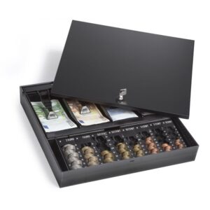 Cash drawer insert MiNiKORD 814 RE with lid for SHARP ER03-DW Cash drawer